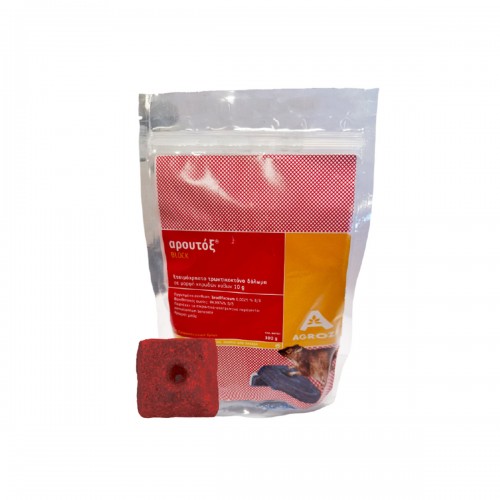 Ποντικοφάρμακα Aroutox block κύβος κουτί 100gr 6-XBL-100