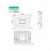 GEYER Προβολέας led μαύρος 20W 4000K 1800LM LPRM20CE