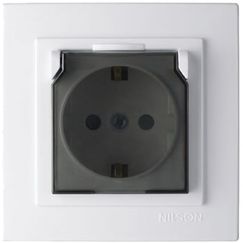 GEYER Πρίζα σούκο με καπάκι nilson 24111020 GEYER Πρίζα σούκο με καπάκι nilson 24111020