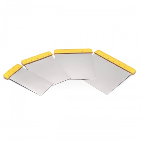 COME Ατσαλίνες inox σετ 4τεμ 50+80+100+120mm 112IN000
