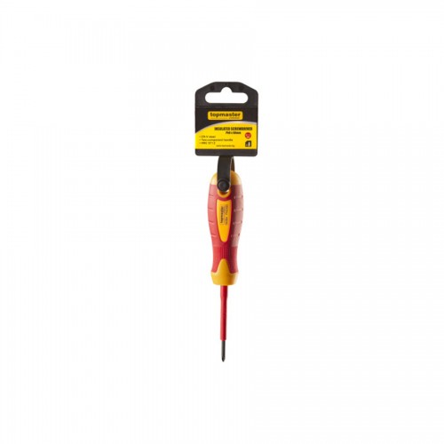TOP MASTER Κατσαβίδι ηλεκτρολόγου VDE 1000V Ph1x80mm 220134