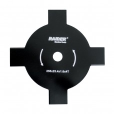 RAIDER Θαμνοκοπτικού δίσκος 4 δόντια 255MM 110229