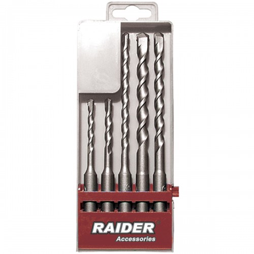 RAIDER Τρυπάνι μπετού SDS-plus σετ 5τεμ 5-10ΜΜ 158101