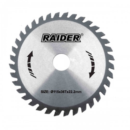 RAIDER Δίσκος κοπής ξύλου Φ25,4/Φ210/24Δόντια 163104