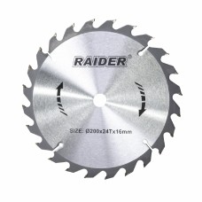 RAIDER Δίσκος κοπής ξύλου Φ16/Φ200/24Δόντια 163130