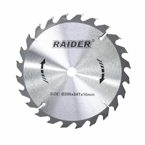 RAIDER Δίσκος κοπής ξύλου Φ16/Φ200/24Δόντια 163130