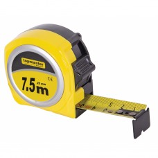 TOP MASTER Μετροταινία 7,5Μ*25ΜΜ με αυτόματη επαναφορά compact 260600