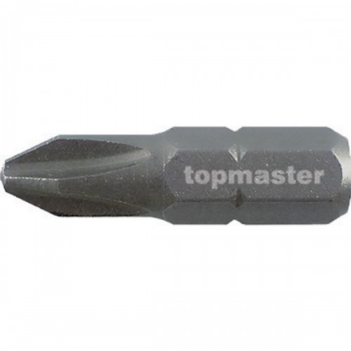 TOP MASTER Μύτη κατσαβιδιού με μέγεθος PH3 25mm συσκευασία 2τεμ. 338702