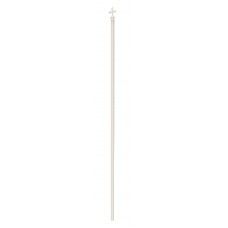 ΚΟΝΤΑΡΙ ΜΕ ΣΤΑΥΡΟ 200cm x φ 3,5cm ΑΣΠΡΟ