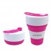 CAMPCOOL ΚΟΥΠΑ ΣΙΛΙΚΟΝΗΣ 475ml ΜΕ ΚΑΛΑΜΑΚΙ ΣΙΛΙΚΟΝΗΣ ΠΤΥΣΣΟΜΕΝΗ - ΔΙΑΦΟΡΑ ΧΡΩΜΑΤΑ