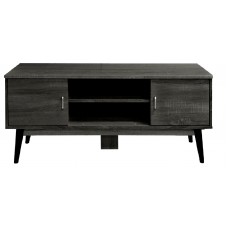VELCO Pro Systems  ΕΠΙΠΛΟ TV ΜΕ ΔΥΟ ΠΟΡΤΕΣ ΚΑΙ ΤΕΣΣΕΡΙΣ ΘΕΣΕΙΣ 140x38x50 εκ ΓΚΡΙ ΟΞΙΑ