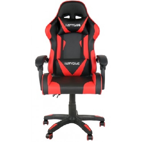 VELCO Pro Systems ΚΑΡΕΚΛΑ ΓΡΑΦΕΙΟΥ GAMING -ΜΑΥΡΗ-ΚΟΚΚΙΝΗ- ΕΠΙΦΑΝΕΙΑ PVC