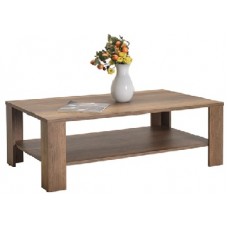 ΤΡΑΠΕΖΙ  ΣΑΛΟΝΙΟΥ  ΜΕ ΡΑΦΙ 110x65x42 εκ OSLO WALNUT