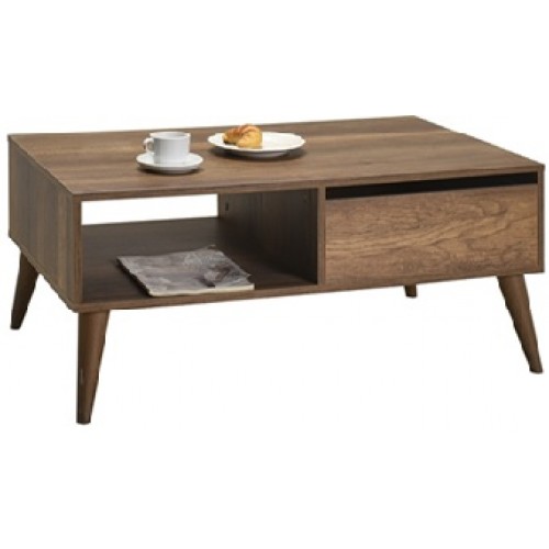 ΤΡΑΠΕΖΙ  ΣΑΛΟΝΙΟΥ ΜΕ ΣΥΡΤΑΡΙ 110x65x42 εκ OSLO WALNUT