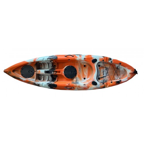 fortis ΚΑΥΑΚ JUNGLE ORANGE  L270xW80xD30cm ΜΟΝΟΘΕΣΙΟ