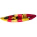 fortis ΚΑΥΑΚ RED-YELLOW  L360xW77xD30cm ΜΟΝΟΘΕΣΙΟ ΜΕ ΠΕΤΑΛΙΕΡΑ
