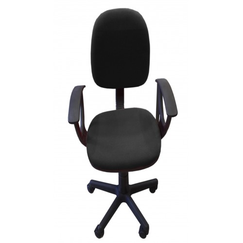 VELCO Pro Systems ΚΑΡΕΚΛΑ ΓΡΑΦΕΙΟΥ ΠΑΙΔΙΚΗ ΜΑΥΡΗ ΜΕ ΜΠΡΑΤΣΑ -ΔΙΑΣΤΑΣΕΙΣ: 57x47x81/92cm