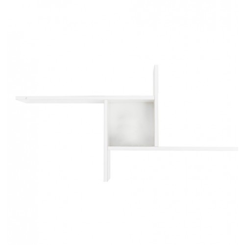 ΡΑΦΙ ΕΠΙΤΟΙΧΙΟ W100xD18xH50 εκ HIGH GLOSS WHITE