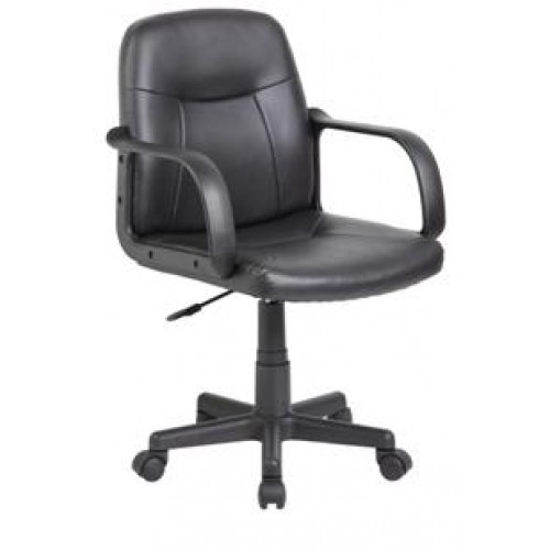 Velco Pro Systems ΚΑΡΕΚΛΑ ΓΡΑΦΕΙΟΥ ΜΑΥΡΗ-ΔΙΑΣΤΑΣΕΙΣ: 55x55x81/94cm- ΕΠΙΦΑΝΕΙΑ PVC