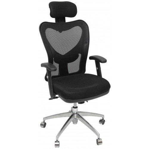 Velco Pro-Systems ΚΑΡΕΚΛΑ ΓΡΑΦΕΙΟΥ ΜΑΥΡΗ ΔΙΕΥΘΥΝΤΟΥ -ΔΙΑΣΤΑΣΕΙΣ: 60x50x115/125cm