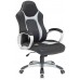 Velco Pro Systems ΚΑΡΕΚΛΑ ΓΡΑΦΕΙΟΥ  GAMING ΜΑΥΡΗ-ΓΚΡΙ- ΔΙΑΣΤΑΣΕΙΣ: 64x62x110/118cm -ΕΠΙΦΑΝΕΙΑ PU+PVC