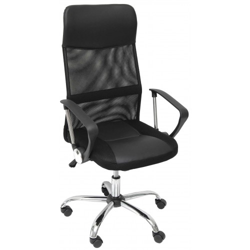 Velco  Pro Systems ΚΑΡΕΚΛΑ ΓΡΑΦΕΙΟΥ ΜΑΥΡΗ- ΔΙΑΣΤΑΣΕΙΣ: 60x60x109/118 cm- ΕΠΙΦΑΝΕΙΑ ΔΙΑΤΡΗΤΟ & PVC