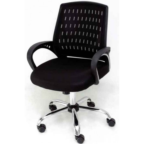 Velco Pro Systems ΚΑΡΕΚΛΑ ΓΡΑΦΕΙΟΥ ΜΑΥΡΗ-ΔΙΑΣΤΑΣΕΙΣ: 59x55x91/111cm