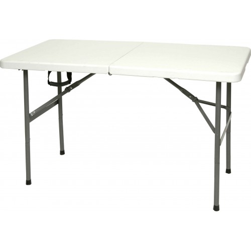 Velco ΤΡΑΠΕΖΙ  ΠΤΥΣΣΟΜΕΝΟ CATERING ΒΑΛΙΤΣΑ 123x61,7x73,5cm ΛΕΥΚΟ