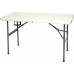 Velco ΤΡΑΠΕΖΙ  ΠΤΥΣΣΟΜΕΝΟ CATERING ΒΑΛΙΤΣΑ 123x61,7x73,5cm ΛΕΥΚΟ