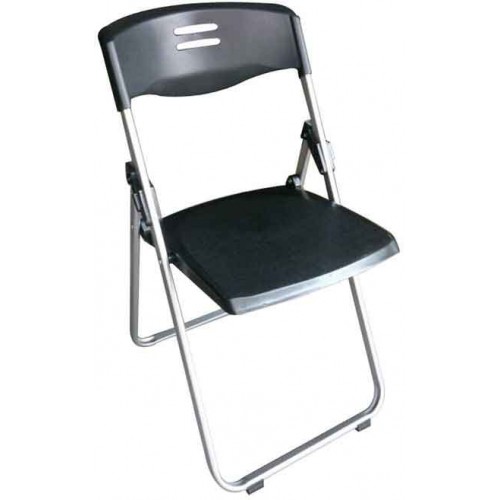 Velco Pro Systems ΚΑΡΕΚΛΑ ΜΕΤΑΛΛΙΚΗ CATERING  ΠΤΥΣΣΟΜΕΝΗ ΜΑΥΡΗ -ΔΙΑΣΤΑΣΕΙΣ: W42xD48xH80cm-ABS