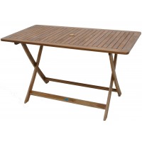 Velco ΤΡΑΠΕΖΙ ACACIA ΠΑΡΑΛΛΗΛΟΓΡΑΜΜΟ-ΔΙΑΣΤΑΣΕΙΣ: L140xW75xH75cm