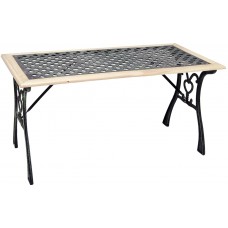 Velco ΤΡΑΠΕΖΙ ΜΑΝΤΕΜΙ ΜΕ ΞΥΛΟ -ΔΙΑΣΤΑΣΕΙΣ: L115xW55xH58cm
