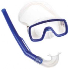 fortis ΣΕΤ ΜΑΣΚΑ & ΑΝΑΠΝΕΥΣΤΗΡΑΣ ΠΑΙΔΙΚΟ PVC ΜΠΛΕ