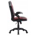 VELCO Pro Systems ΚΑΡΕΚΛΑ ΓΡΑΦΕΙΟΥ GAMING- ΜΑΥΡΗ-ΚΟΚΚΙΝΗ- ΕΠΙΦΑΝΕΙΑ PU
