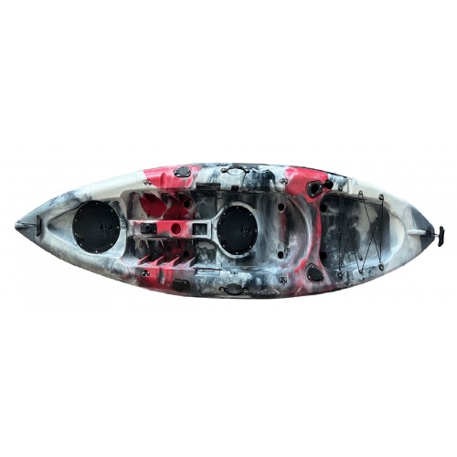 fortis ΚΑΥΑΚ JUNGLE RED  ΜΟΝΟΘΕΣΙΟ L270xW80xD30cm