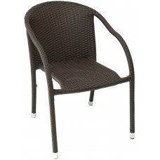 Velco ΠΟΛΥΘΡΟΝΑ RATTAN ΚΑΦΕ ΔΥΟ ΤΟΝΩΝ ΑΛΟΥΜΙΝΙΟΥ XL