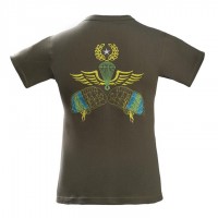 ΑΛEΞIΠTΩTΑ t-shirt μπλουζάκι με κέντημα  