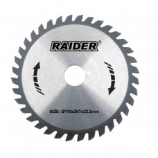 RAIDER Δίσκος κοπής ξύλου Φ20/Φ190/24Δόντια 163135