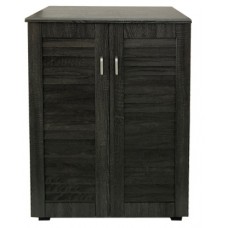 VELCO Pro Systems ΠΑΠΟΥΤΣΟΘΗΚΗ ΜΕ ΔΙΠΛΗ ΠΟΡΤΑ -5 ΡΑΦΙΑ ΑΠΟΘΗΚΕΥΣΕΙΣ- ΑΕΡΙΖΟΜΕΝΗ ΠΛΑΤΗ 68x32x84,5 εκ  ΓΚΡΙ ΟΞΙΑ