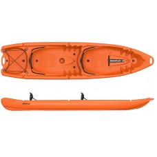 SEAFLO ΚΑΥΑΚ L340,5xW84xD29cm 2 ΘΕΣΕΩΝ ΠΟΡΤΟΚΑΛΙ