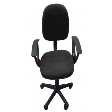 VELCO Pro Systems ΚΑΡΕΚΛΑ ΓΡΑΦΕΙΟΥ ΠΑΙΔΙΚΗ ΜΑΥΡΗ ΜΕ ΜΠΡΑΤΣΑ -ΔΙΑΣΤΑΣΕΙΣ: 57x47x81/92cm