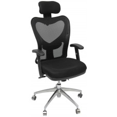 Velco Pro-Systems ΚΑΡΕΚΛΑ ΓΡΑΦΕΙΟΥ ΜΑΥΡΗ ΔΙΕΥΘΥΝΤΟΥ -ΔΙΑΣΤΑΣΕΙΣ: 60x50x115/125cm
